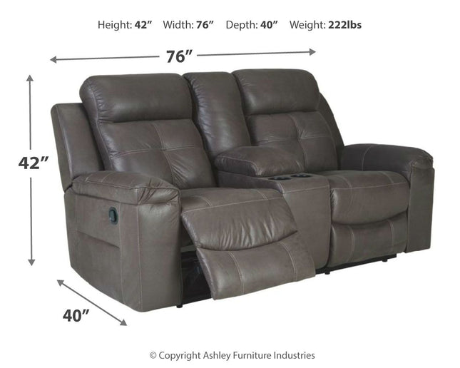 Jesolo - Reclining Loveseat Ashley Furniture 