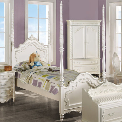 Pearl - Twin Bed - White - Tony's Home Furnishings