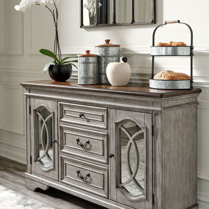 Lodenbay - Antique Gray - Dining Room Server - Tony's Home Furnishings