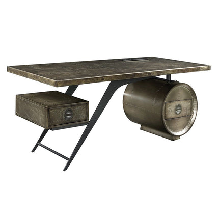 Brancaster - Executive Writing Desk With USB - Bronze ACME 