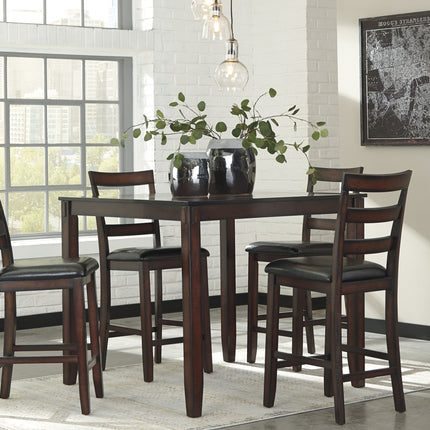 Coviar - Brown - Drm Counter Table Set (Set of 5) Ashley Furniture 