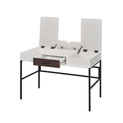 Verster - Desk - Natural & Black Finish ACME 