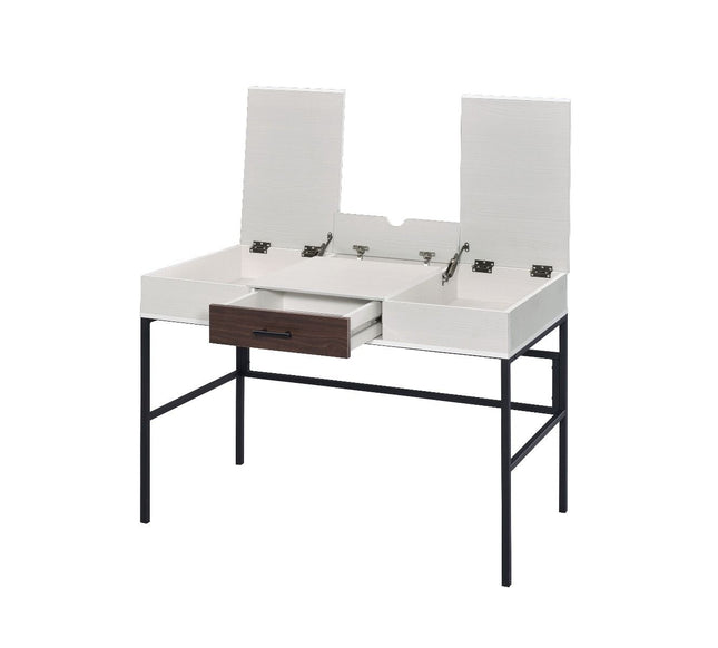 Verster - Desk - Natural & Black Finish ACME 