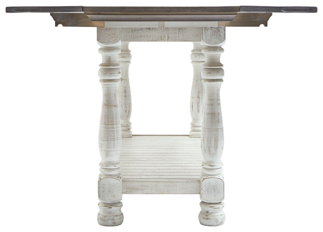 Havalance - Gray / White - Flip Top Sofa Table Ashley Furniture 