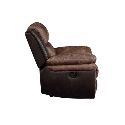 Jaylen - Loveseat - Toffee & Espresso Polished Microfiber ACME 