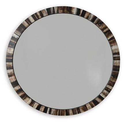 Ellford - Black / Brown / Cream - Accent Mirror Signature Design by Ashley® 