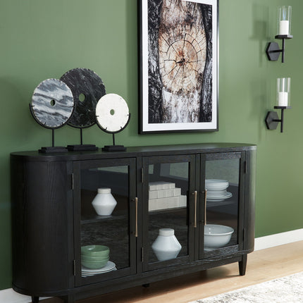 Rowanbeck - Black - Dining Room Server Signature Design by Ashley® 