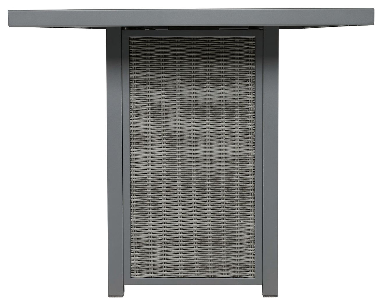 Palazzo - Gray - Rect Bar Table W/Fire Pit - Tony's Home Furnishings