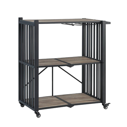 Zudora - Folding Serving Cart - Black ACME 