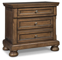 Thumbnail for Flynnter - Medium Brown - Two Drawer Night Stand Ashley Furniture 