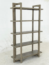 Thumbnail for Bergton - Distressed Gray - Bookcase - Tony's Home Furnishings