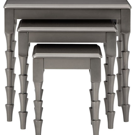 Larkendale - Metallic Gray - Accent Table Set (Set of 3) Ashley Furniture 