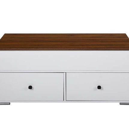 Readen - Coffee Table - White & Walnut Finish ACME 