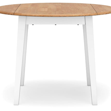 Gesthaven - Round Dining Room Drop Leaf Table Signature Design by Ashley® 