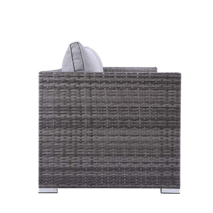 Sheffield - Patio Set - Gray Fabric & Gray Finish ACME 