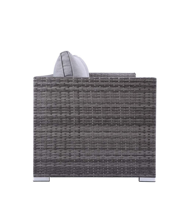 Sheffield - Patio Set - Gray Fabric & Gray Finish ACME 