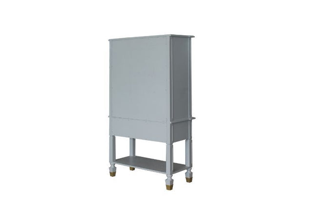 House - Marchese Cabinet - Pearl Gray Finish ACME 