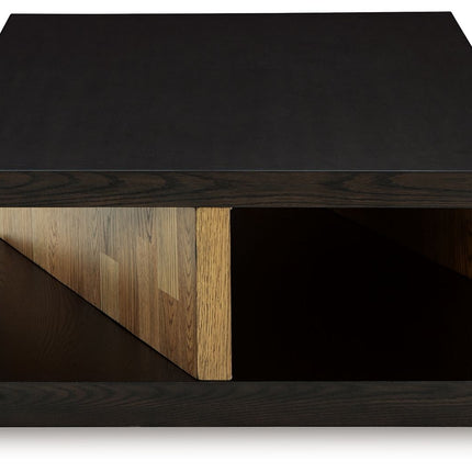 Kocomore - Brown / Natural - Rectangular Cocktail Table Signature Design by Ashley® 