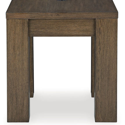 Rosswain - Warm Brown - Square End Table Signature Design by Ashley® 