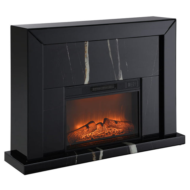 Drisana - Fireplace - Black Mirrored Finish ACME 