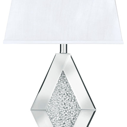 Prunella - Silver Finish - Mirror Table Lamp Ashley Furniture 