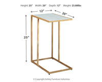 Thumbnail for Lanport - Champagne / White - Accent Table - Tony's Home Furnishings