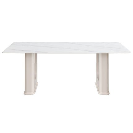 Kalam - Dining Table - Ceramic Top & Beige Finish ACME 