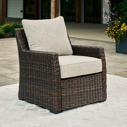 Brook Ranch - Brown - Lounge Chair With Cushion Signature Design by Ashley® 