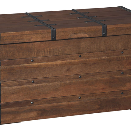 Kettleby - Brown - Storage Trunk Ashley Furniture 