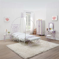 Priya II - Full Bed - White & Light Purple ACME 