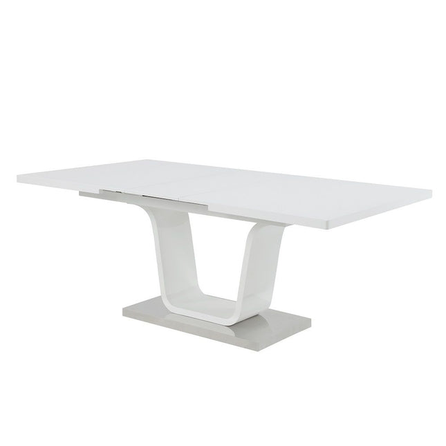 Kamaile - Dining Table With Leaf - White High ACME 