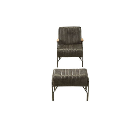 Sarahi - 2Pc Pk Chair & Ottoman ACME 