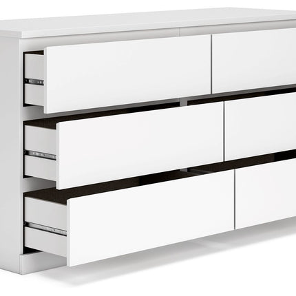 Onita - White - Six Drawer Dresser Signature Design by Ashley® 