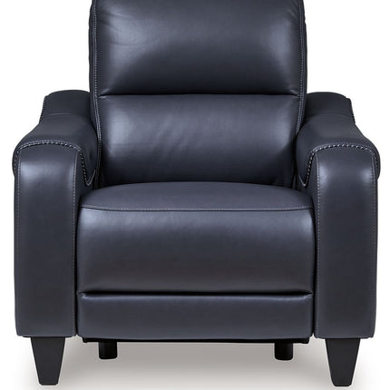 Mercomatic - Power Recliner With Adj Headrest Signature Design by Ashley® 