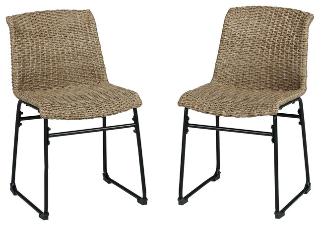 Amaris - Brown / Black - Chair (Set of 2) Ashley Furniture 