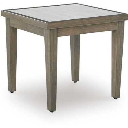 Rainier Ranch - Brown / Beige - Square End Table Signature Design by Ashley® 