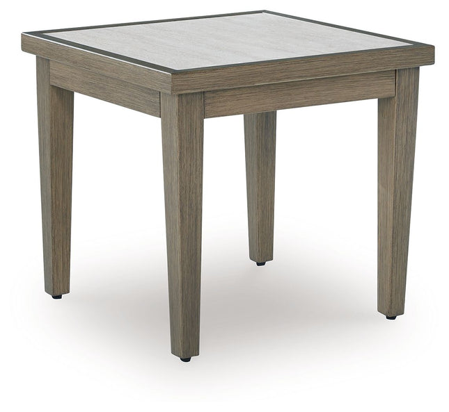 Rainier Ranch - Brown / Beige - Square End Table Signature Design by Ashley® 