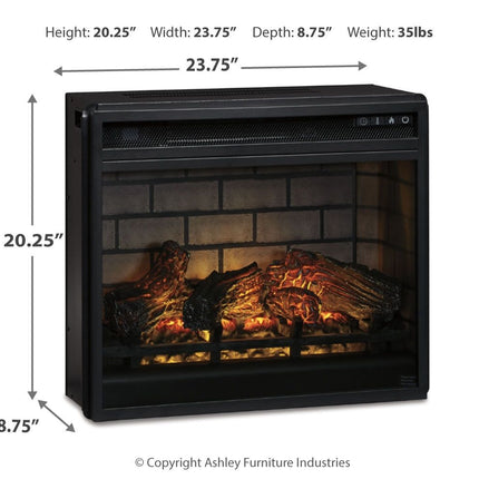 Entertainment Accessories - Fireplace Insert Infrared Ashley Furniture 