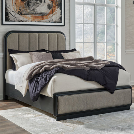 Rowanbeck - Upholstered Panel Bed Signature Design by Ashley® 