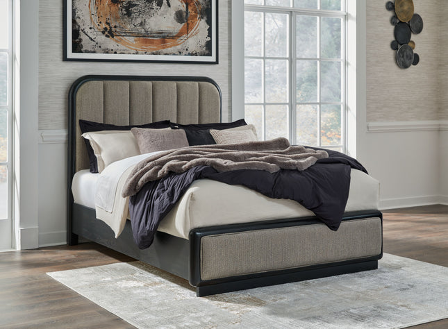 Rowanbeck - Upholstered Panel Bed Signature Design by Ashley® 