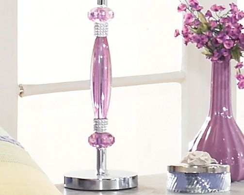 Nyssa - Purple - Metal Table Lamp - Tony's Home Furnishings