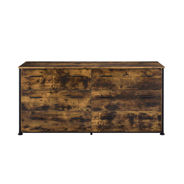 Juvanth - Dresser - Rustic Oak & Black Finish ACME 