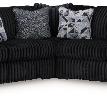 Midnight-Madness - Sectional Set Signature Design by Ashley® 