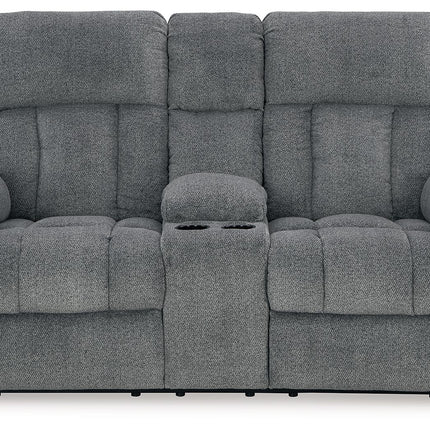 Tip-off - Power Reclining Loveseat With Console / Adj Headrest Signature Design by Ashley® 