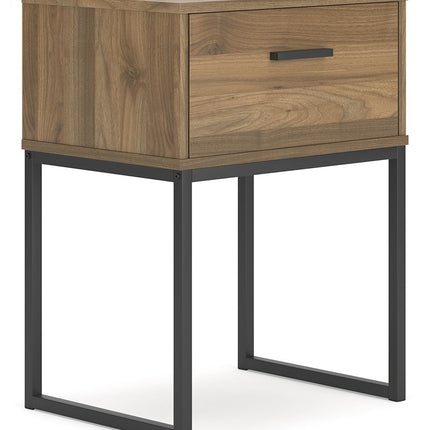 Deanlow - Honey - One Drawer Night Stand Signature Design by Ashley® 