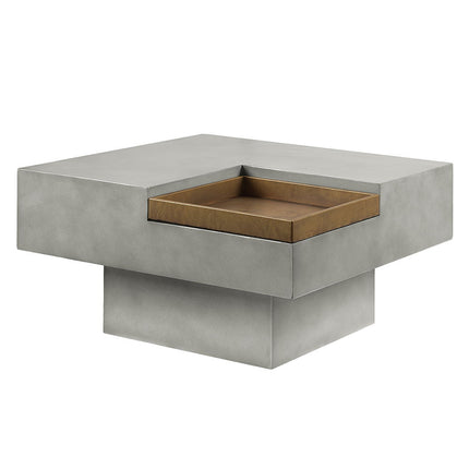 Kailano - Coffee Table - Weathered Gray - Tony's Home Furnishings