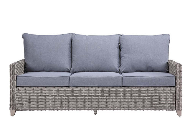 Greeley - Patio Set - Gray Fabric & Gray Finish ACME 