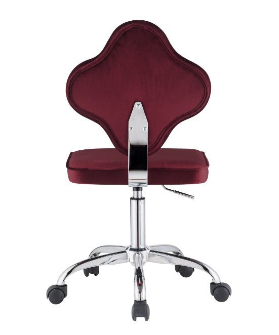 Clover - Office Chair - Red Velvet ACME 