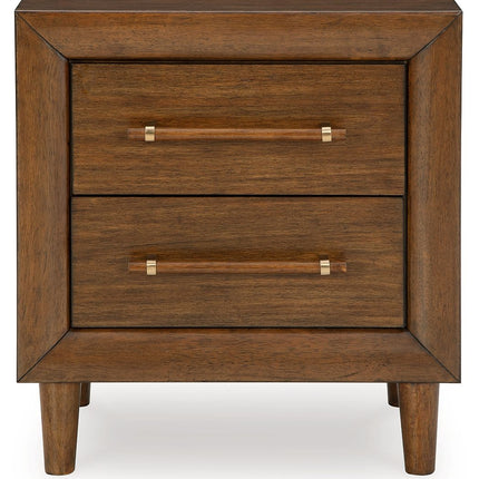 Lyncott - Brown - Two Drawer Night Stand Signature Design by Ashley® 