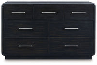 Rowanbeck - Black - Dresser Signature Design by Ashley® 